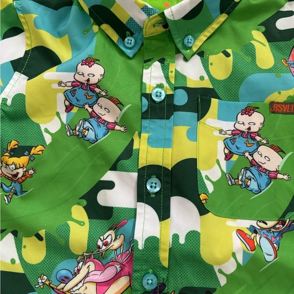 Nickelodeon x RSVLTS toddler button down 2T - Picture 3 of 7